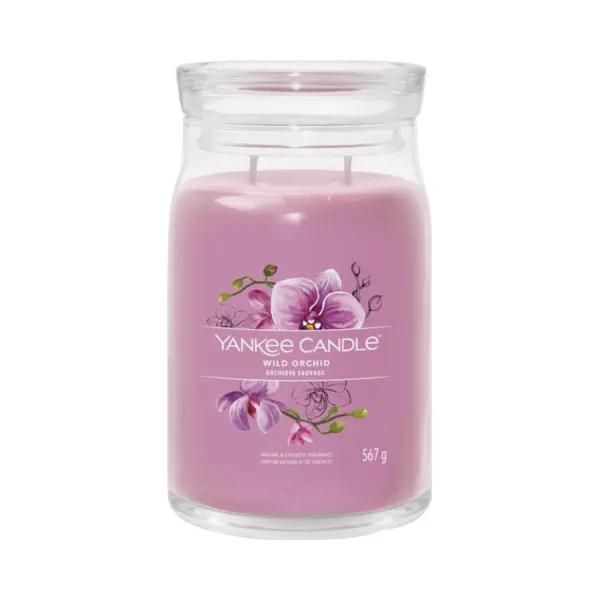 Yankee Candle Wild Orchid Wachskerze Zylinder lila 1 Stk. thumbnail