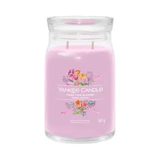 Yankee Candle Hand Tied Blooms Wachskerze Zylinder Floral Lila 1 Stück