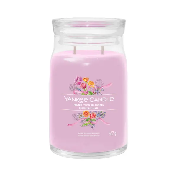 Yankee Candle Hand Tied Blooms Wachskerze Zylinder Floral Lila 1 Stück thumbnail