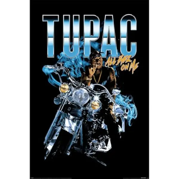 Pyramid International Tupac Shakur Poster All Eyez Motorcycle thumbnail