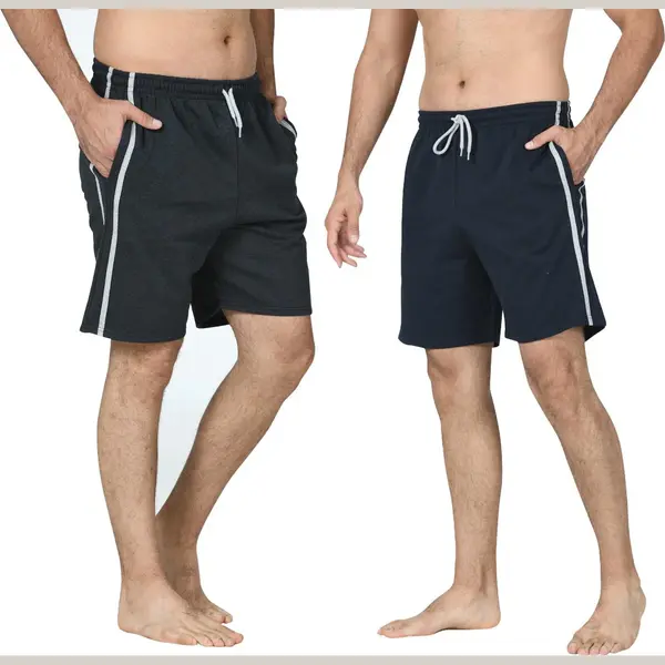 Comfort Essentials - Shorts Für Männer - 2er-Pack - Navy/Antracite - Xxl thumbnail