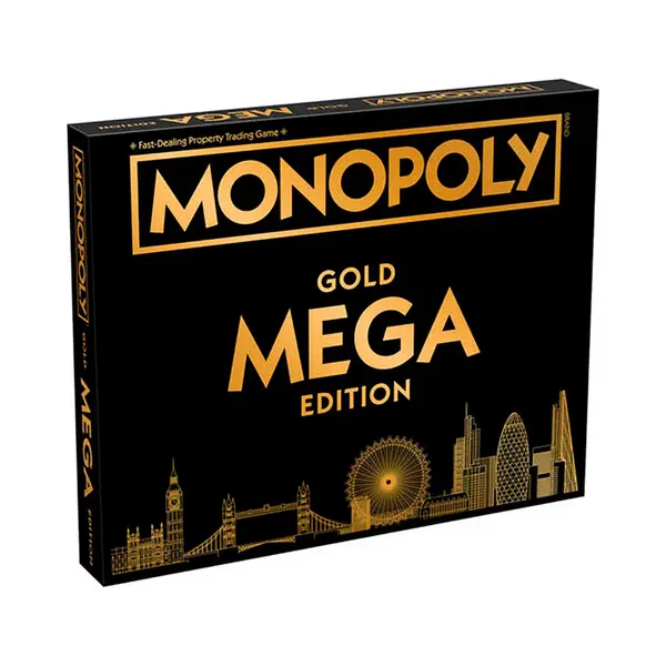 Winning Moves Monopoly - Bordspel - Mega Gold - Engels thumbnail