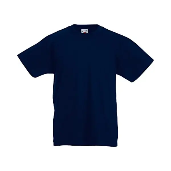 Fruit Of The Loom Kinder Original Kurzarm T-Shirt (7-8 Jahre) (Deep Navy) thumbnail