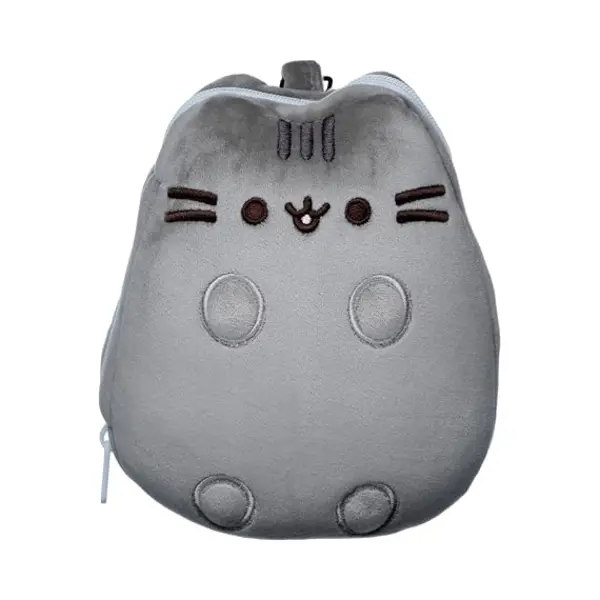 Puckator Relaxeazzz Pusheen Cat Shaped Travel Pillow & Eye Mask - Sleep Eye Mask Masks - Kids Travel Accessories For Sleeping Airplane - Flight Plane thumbnail