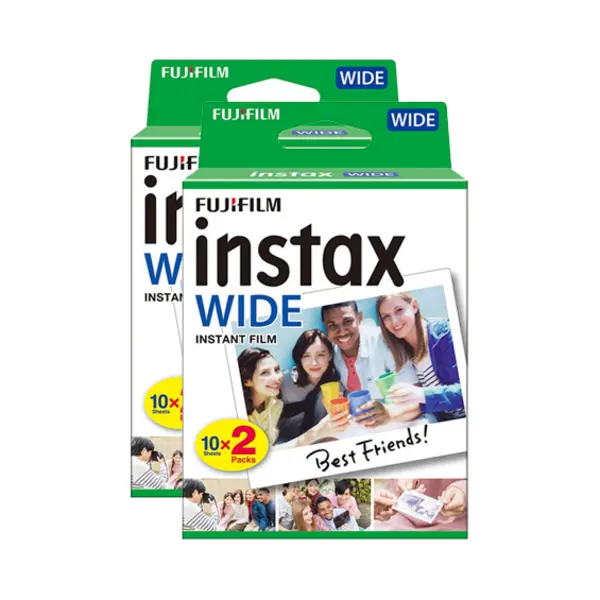 Fujifilm Instax Wide Picture Format Instant Photo Film 40 Shot Pack (16385995 X2) thumbnail