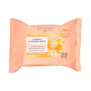 Sun Kissed Sunkissed | Skin Vitamin C Cleansing Wipes - 25stuks - Vegan