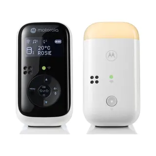 Motorola Nursery PIP15 Audio Babyfoon Met Hd-geluid, Temperatuurbewaking, Bidirectionele Communicatie, Nachtlampje En Slaapliedjes