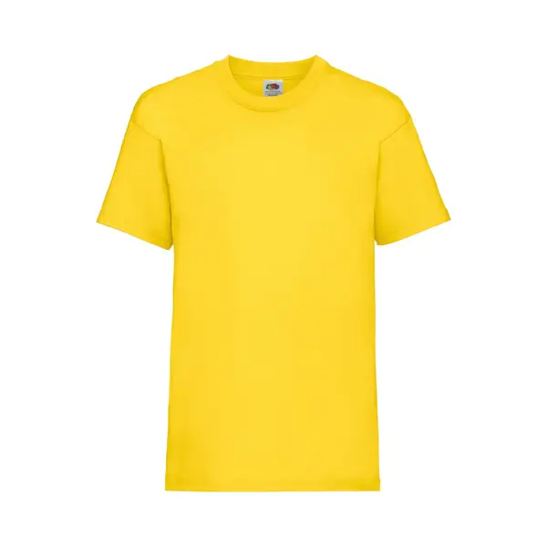 Fruit Of The Loom Valueweight T-Shirt In Yellow | Size, 7-8 Years thumbnail