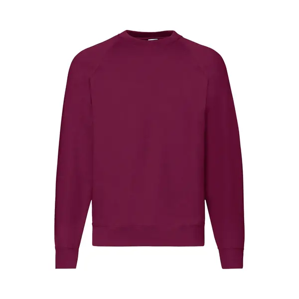 Fruit Of The Loom Herren Raglan-Ärmel Belcoro® Sweatshirt (Burgund) thumbnail