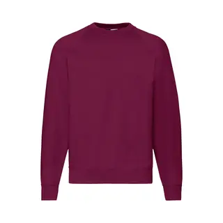 Fruit Of The Loom Herren Raglan-Ärmel Belcoro® Sweatshirt (Burgund)
