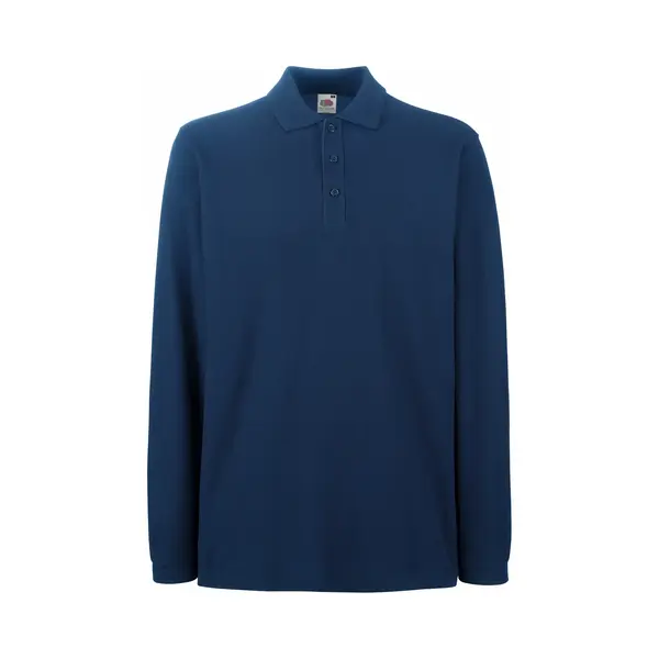 Fruit Of The Loom Herren Premium Langarm-Poloshirt thumbnail