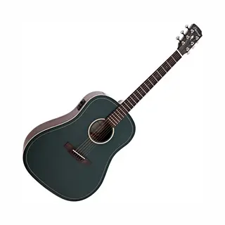 Hartwood Artiste Dreadnought-Westerngitarre Mit Pickup Grün
