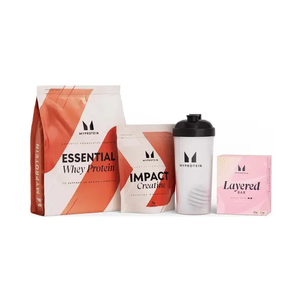 MyProtein Essentials Protein Bundle - Vanilla Birthday Cake - Unflavoured thumbnail