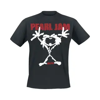 Pearl Jam Stickman T-Shirt Schwarz In 4XL