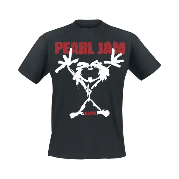 Pearl Jam Stickman T-Shirt Schwarz In 4XL thumbnail
