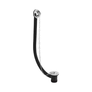 Old London Concealed Bath Waste And Overflow | Chrome | Brass | 70mm X 600mm X 70mm