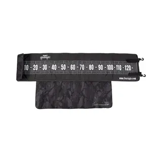 Fox Rage Voyager 1.3m Measure Mat NLU098 - Black Fishing Measuring Mat, 30 X 15 X 9 Cm (134 X 30 Cm Unrolled)