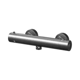 Colore Round Thermostatic Bar Shower Valve | Gunmetal Grey | Brass | 287mm X 60mm X 90mm