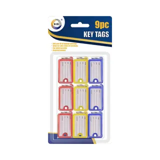 Did Key Tags For Keys, Luggage & Bags, Assorted Red Yellow Blue Id Labels For Travel Suitcases, Storage Lockers, Backpacks, School Bags & Everyday