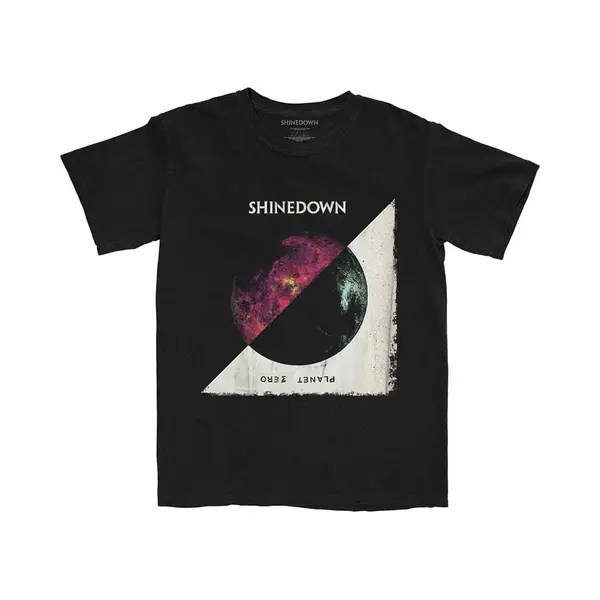 Shinedown T Shirt Planet Zero Album Band Logo Nue Offiziell Herren Schwarz, Xl thumbnail