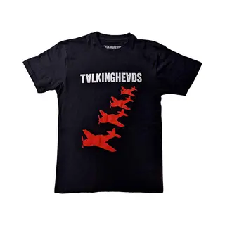 Rock Off Talking Heads - 4 Planes Heren T-shirt - M - Zwart