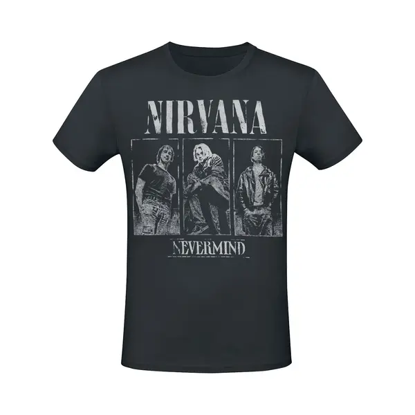 Nirvana Nevermind Photo T-Shirt Schwarz In L thumbnail