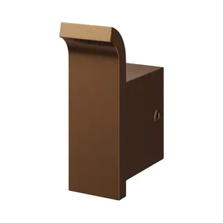 Wholesale Domestic Taurus Wall Mounted Robe Hook | Brushed Bronze | 20mm X 59.5mm X 34mm