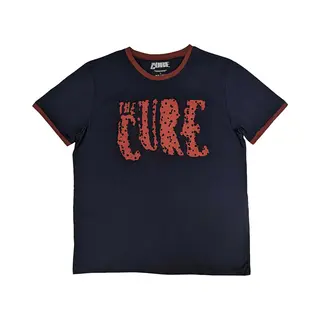 Rock Off The Cure - Logo Heren T-shirt - S - Blauw