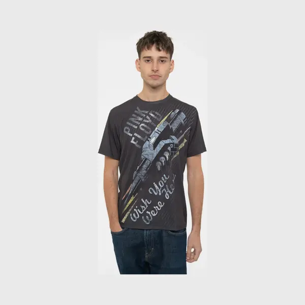 Pink Floyd - Wish You Were Here Heren T-shirt - M - Zwart thumbnail