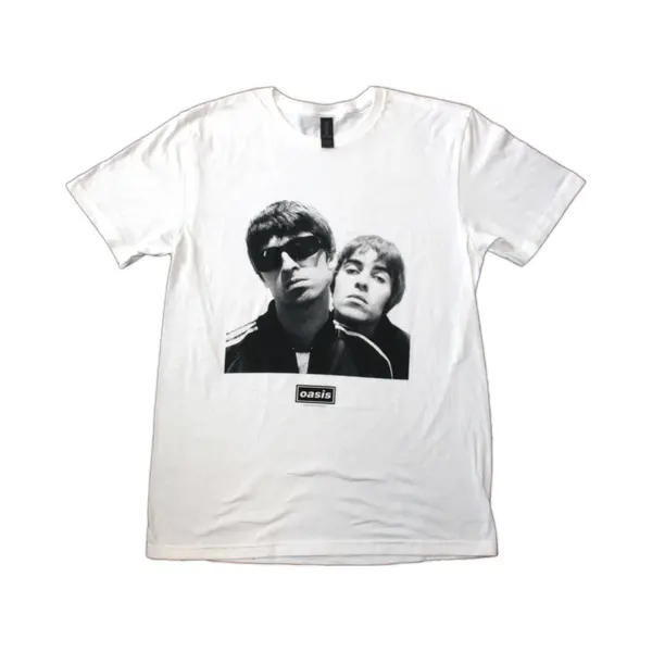 Rock Off officially licensed products Oasis Noel And Liam Square Photo T Shirt L thumbnail
