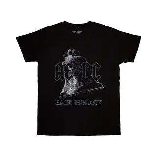 Ac/Dc - Back In Black Bell Heren T-shirt - M - Zwart