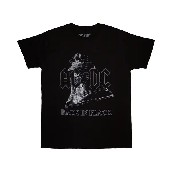Ac/Dc - Back In Black Bell Heren T-shirt - M - Zwart thumbnail