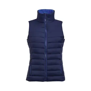 Sols Womens/Ladies Wave Padded Water Repellent Bodywarmer/Weste (Navy)