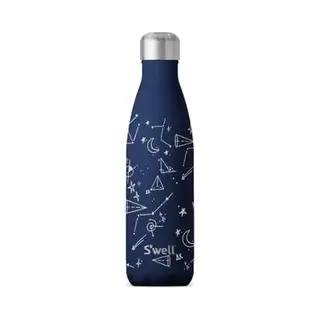 S'well Original Water Bottle, Midnight Sky, 500ml, Vacuum Insulated Bottle Keeps Drinks Cold And Hot, Bpa-Free Stainless Steel Leak Proof On The Go
