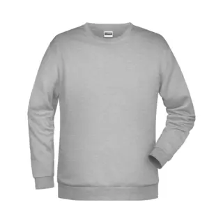 James & Nicholson James And Nicholson Heren Basis Sweatshirt (Grijze Heide)