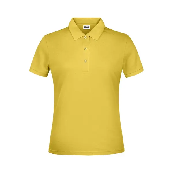 James & Nicholson James And Nicholson Dames/dames Basic Polo Shirt (Geel) thumbnail