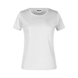 James & Nicholson James And Nicholson Dames/dames Ronde Hals Basic T-Shirt (Wit)
