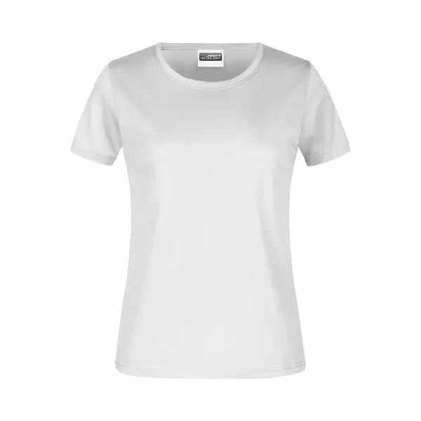 James & Nicholson James And Nicholson Dames/dames Ronde Hals Basic T-Shirt (Wit) thumbnail