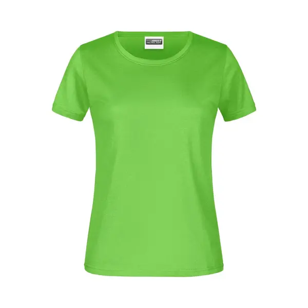 James & Nicholson James And Nicholson Dames/dames Basic T-Shirt (Kalk Groen) thumbnail