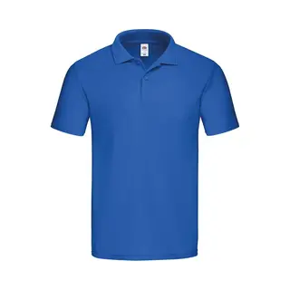 Fruit Of The Loom Men's Original Polo Shirt In Blue | Size, 3XL