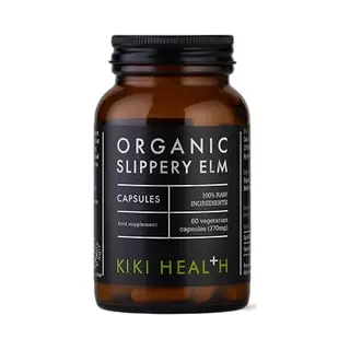 Kiki Health - Organic Slippery Elm Capsules - 740mg Slippery Elm Per Serving - Supports Intestinal Health, Soothes The Digestive Tract - No