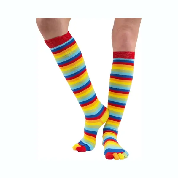 Toetoe Herren, Damen Essential Kniehohe Baumwoll-Zehensocken Aus Atmungsaktiver Baumwolle (1 Paar) thumbnail