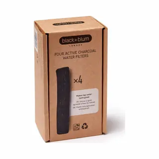 Black & Blum Black + Blum Binchotan Active Charcoal For Eau Good Water Bottles 4-pack