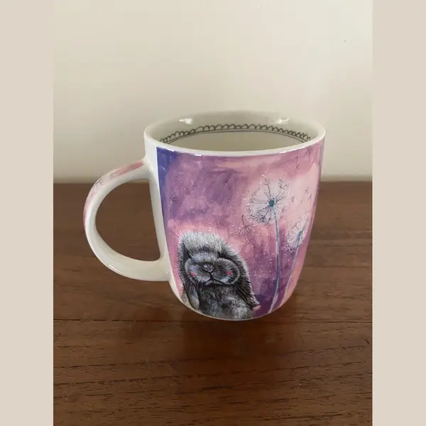 Alex Clark Misty The Rabbit Mug - Wildlife - Original Artwork - Cup For Animal Lovers - Gift Ideas - Perfect For Coffee & Tea - Vegan Friendly - thumbnail