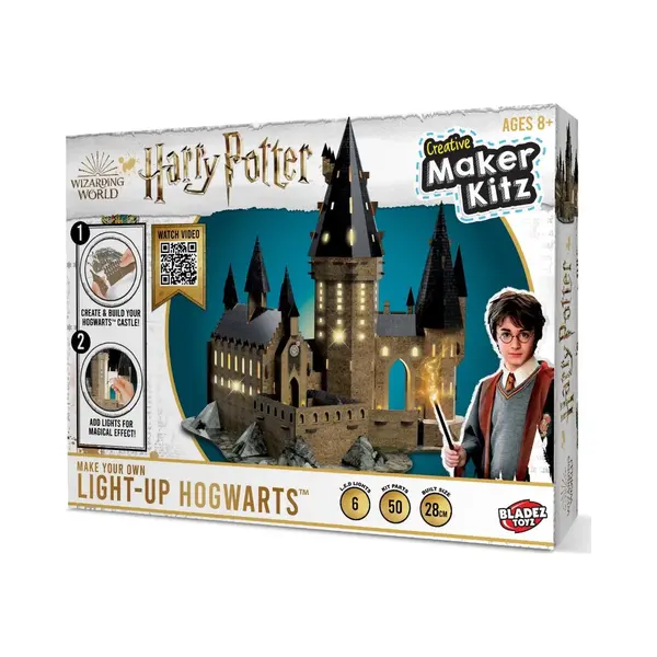 Bladez Harry Potter Build Your Own Light Up Hogwarts, Craft Kits For Kids Ages 8+ thumbnail
