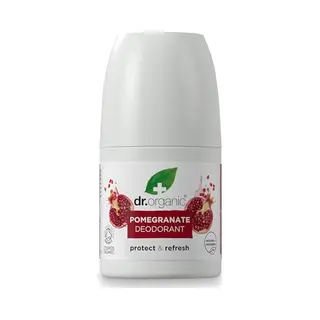 Dr. Organic Dr Organic Pomegranate Deodorant, Aluminium Free, Mens, Womens, Natural, Vegan, Cruelty-Free, Paraben & Sls-Free, Organic, 50ml, Packaging May Vary