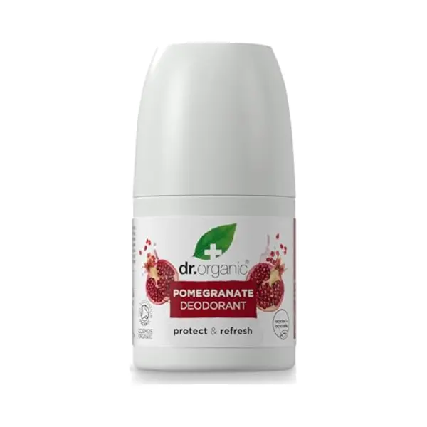 Dr. Organic Dr Organic Pomegranate Deodorant, Aluminium Free, Mens, Womens, Natural, Vegan, Cruelty-Free, Paraben & Sls-Free, Organic, 50ml, Packaging May Vary thumbnail