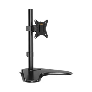 VonHaus Single Monitor Stand For 13-32" Screens, Monitor Desk Mount, Height Adjustable, Easy Assemble Stand With Full Tilt, Rotation & Swivel, Vesa,