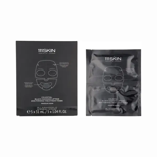 111Skin Celestial Black Diamond Lifting & Firming Treatment Mask Set - 5x31ml thumbnail