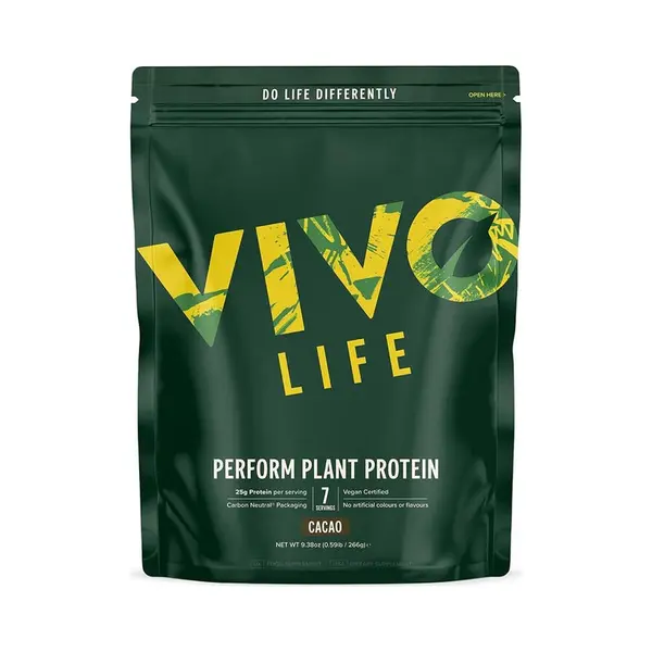 Vivo Life Perform Plant Protein Nutrition Powder Cacao - 226g thumbnail
